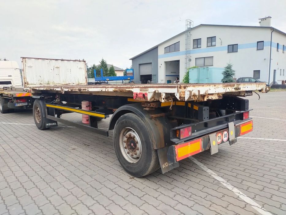 Kögel Przyczepa rolnicza do balotów solidna gruba rama  Przyczepa rolnicza do balotów solidna gruba rama