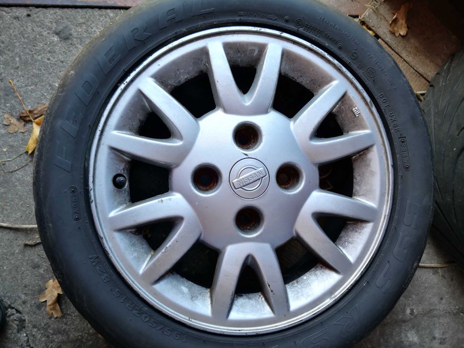 Felgi/koła aluminiowe 15 cali 4x114,3 nissan primera P11.  lift