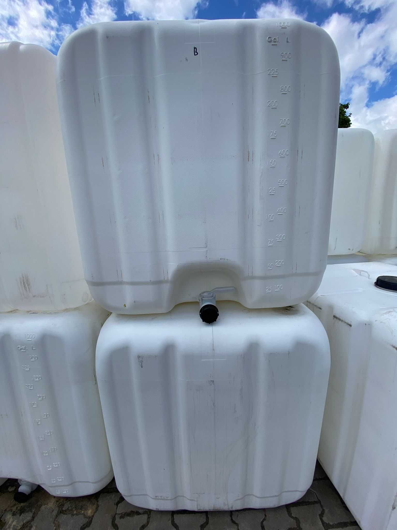 IBC wkład 1000L — czysty, do mauzera, zbiornika na wodę, RSM, AdBlue