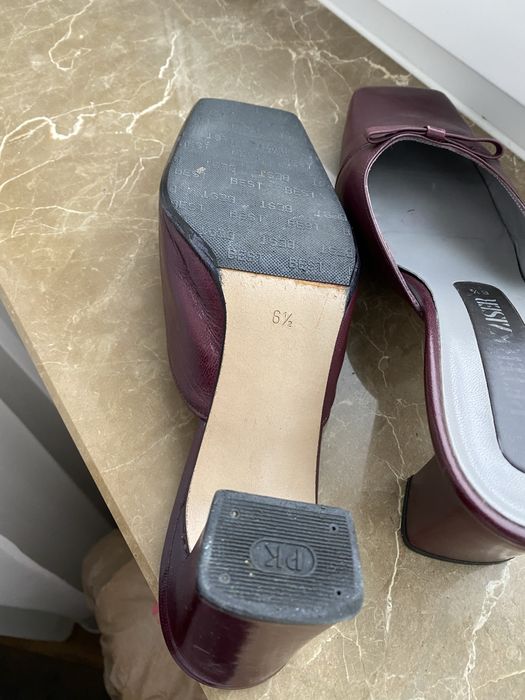 Шлепки, кожа, Италия, 39