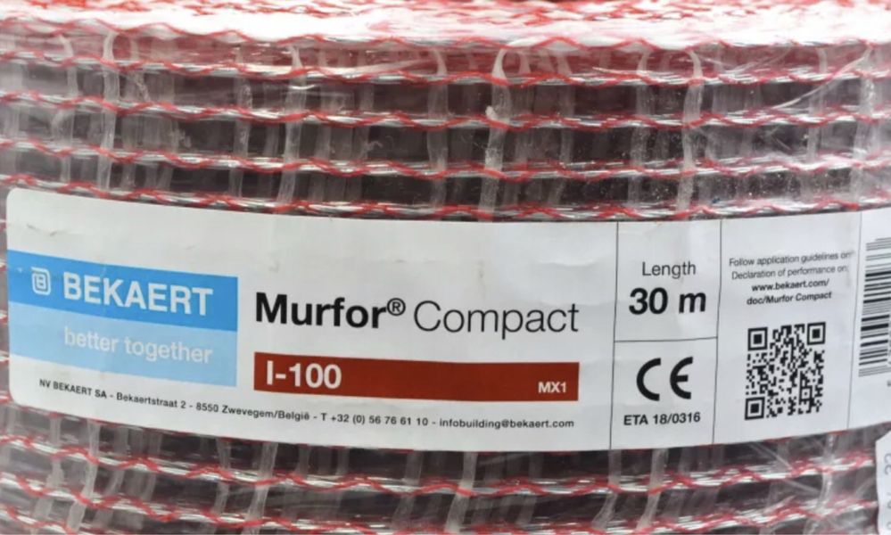 Murfor Copact I-100 zbrojenie muru scian Rolka 30m