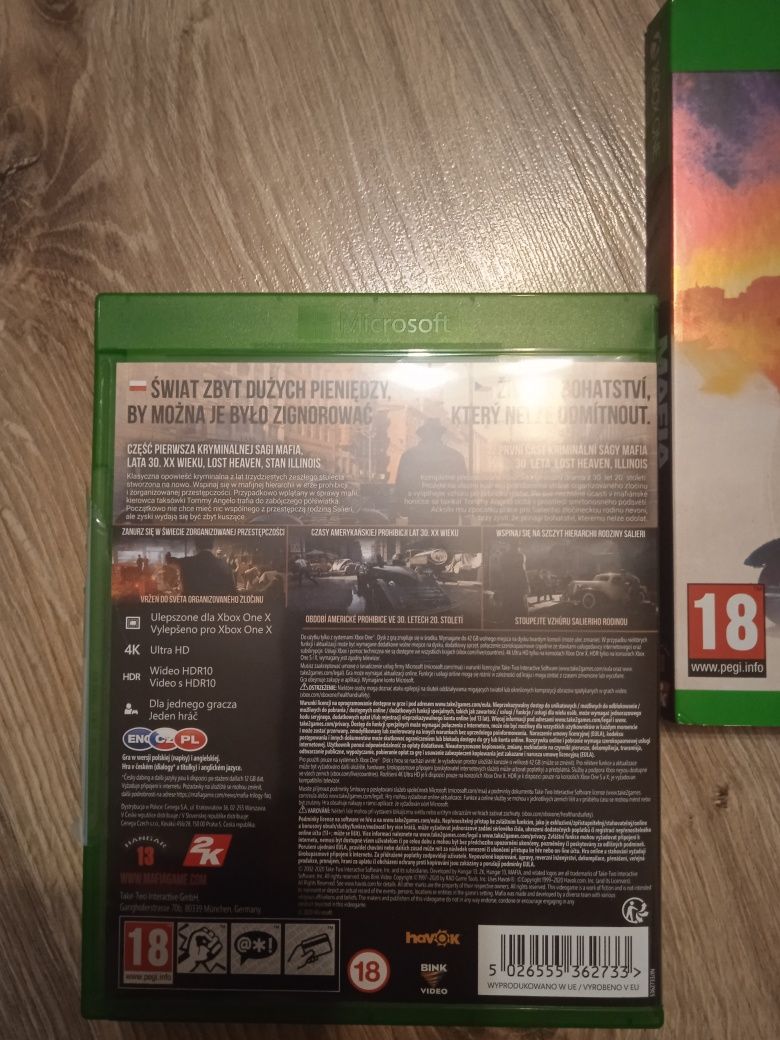 Xbox one Mafia definitive edition