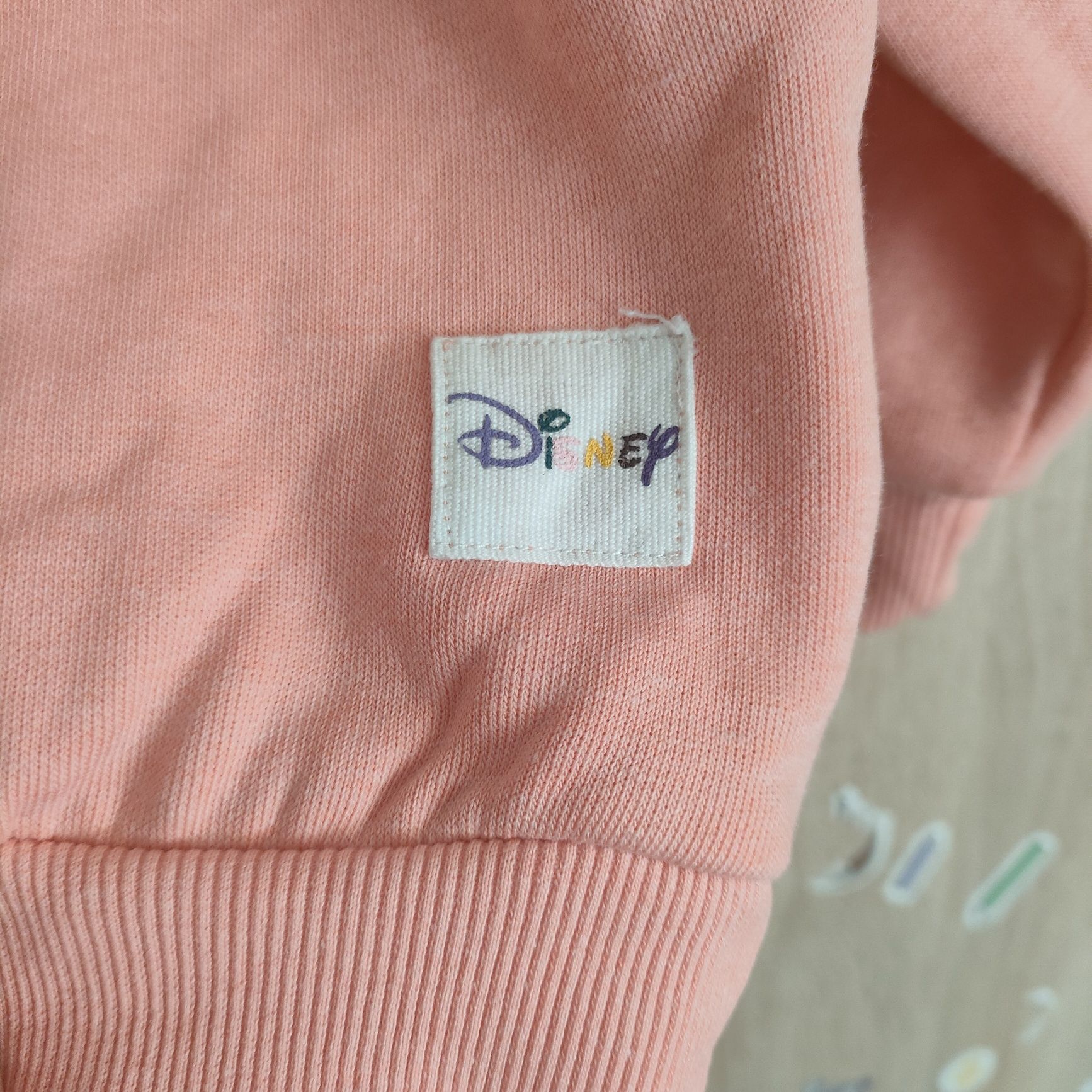 Bluza morelowa wiosna H&M motyw Disney piękna 98/104