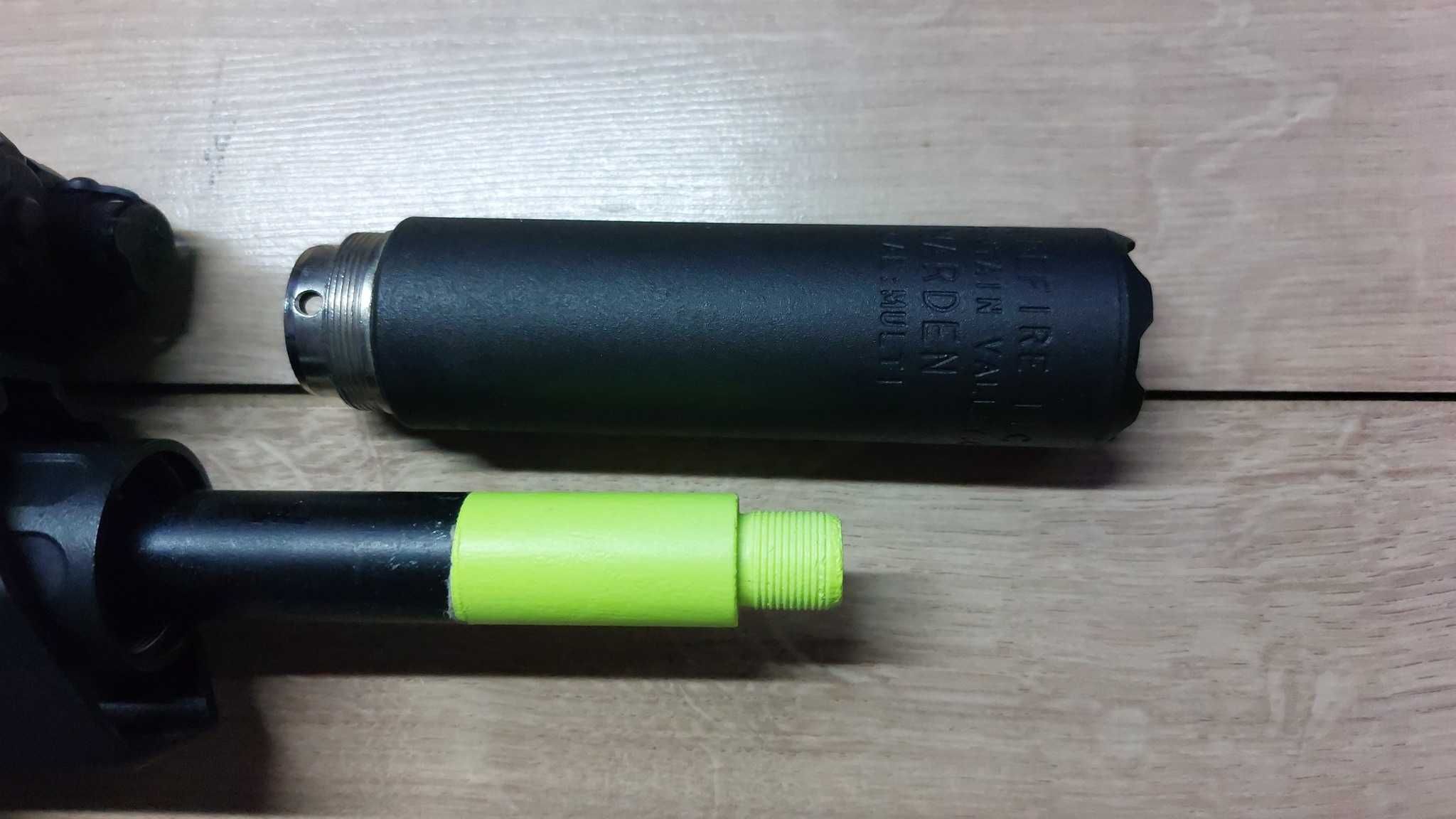 [Airsoft] Silenciador em metal para pintura legal