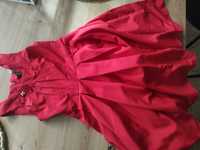Sukienka wizytowa czerwona 122