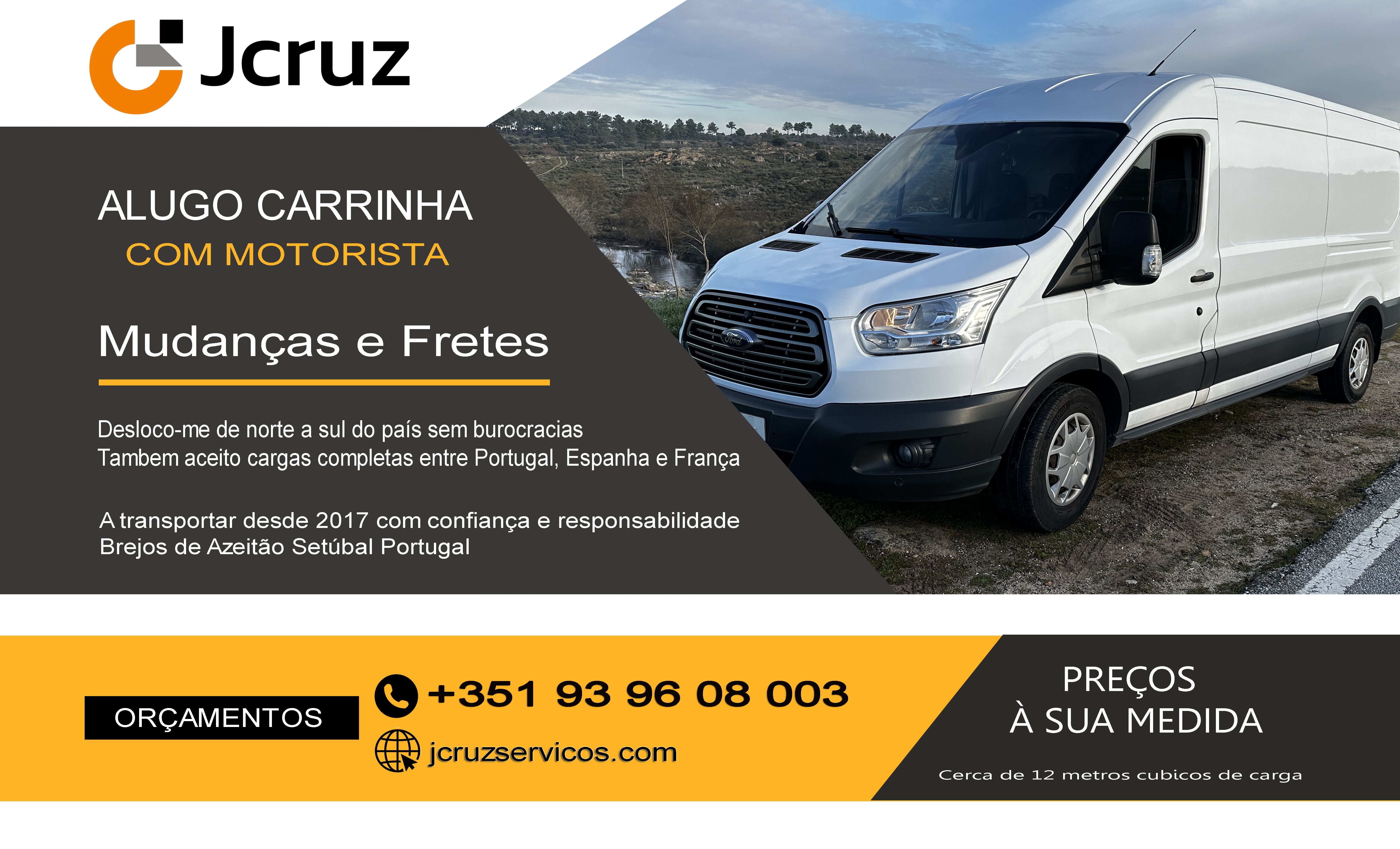 Alugo carrinha de mercadorias com Motorista para mudanças e fretes
