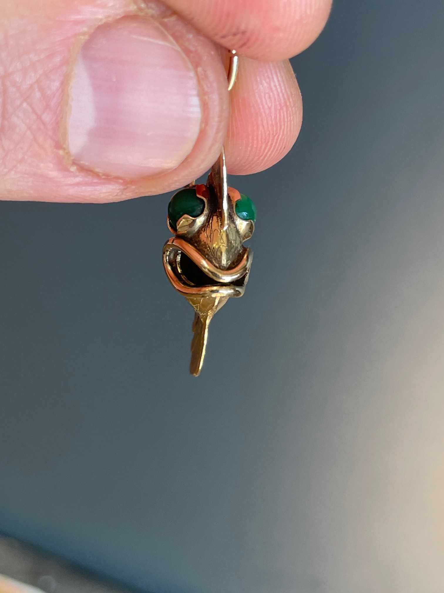Złota zawieszka wisiorek Ryba Pirania 18kt 3,7g