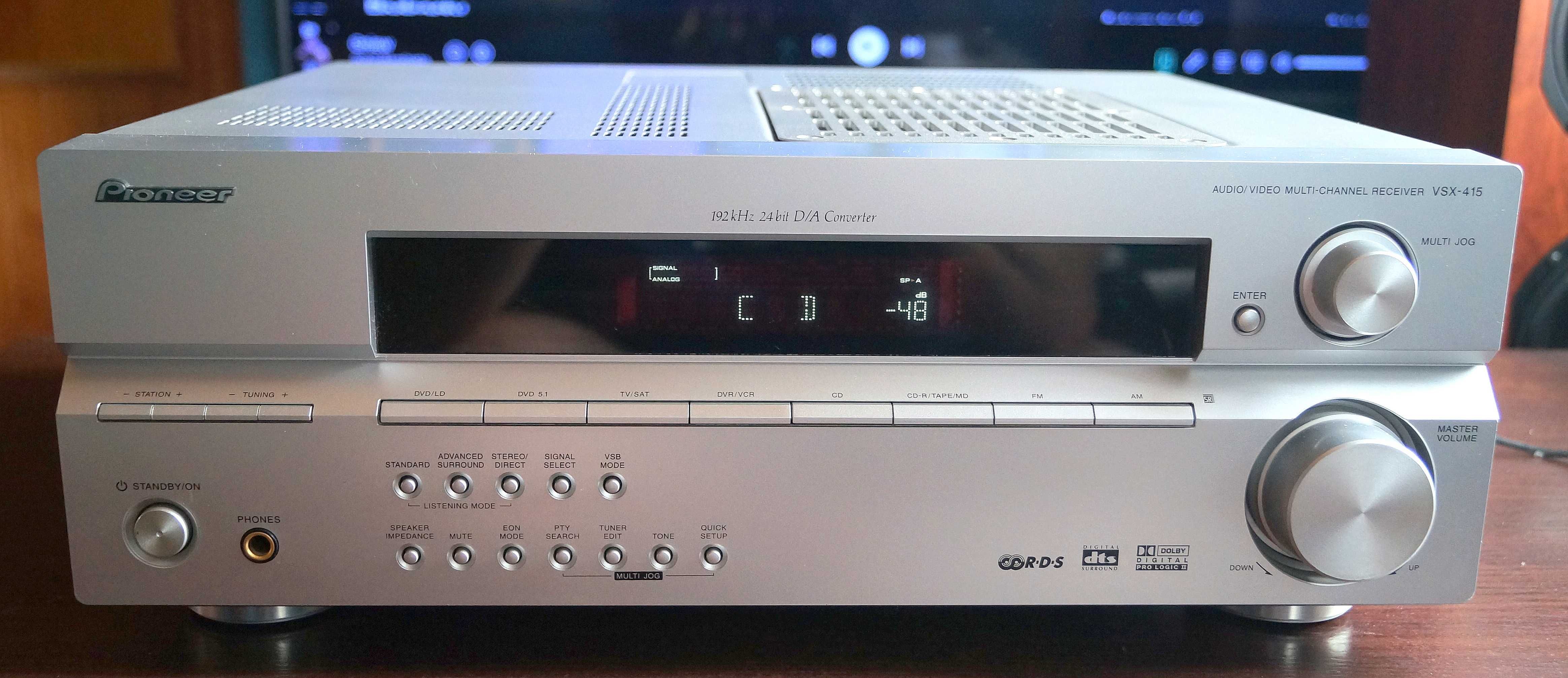 Kino domowe 5.0 Amplituner pioneer DVD+ Kolumny Rubicon  zestaw+piloty