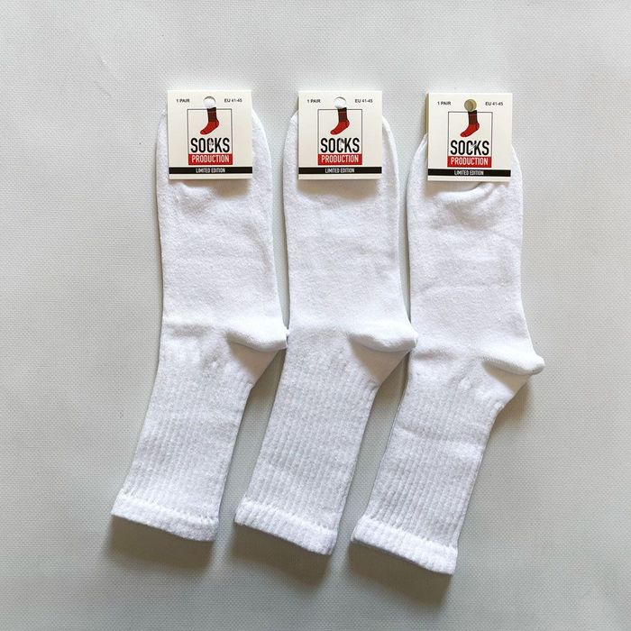 Білі високі носки / белые высокие носки • 12 пар - 250 грн