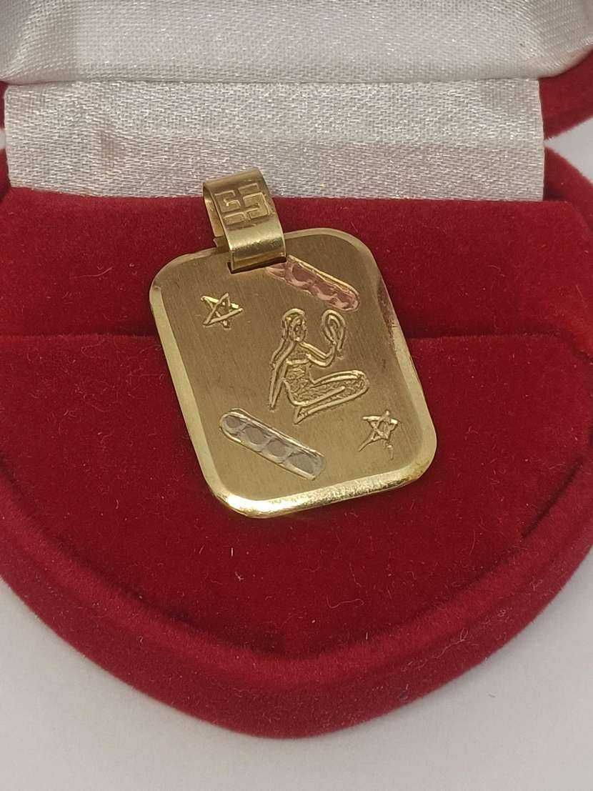 Złoty wisiorek, złoto 14k, 2,61g, Krosno Betleja