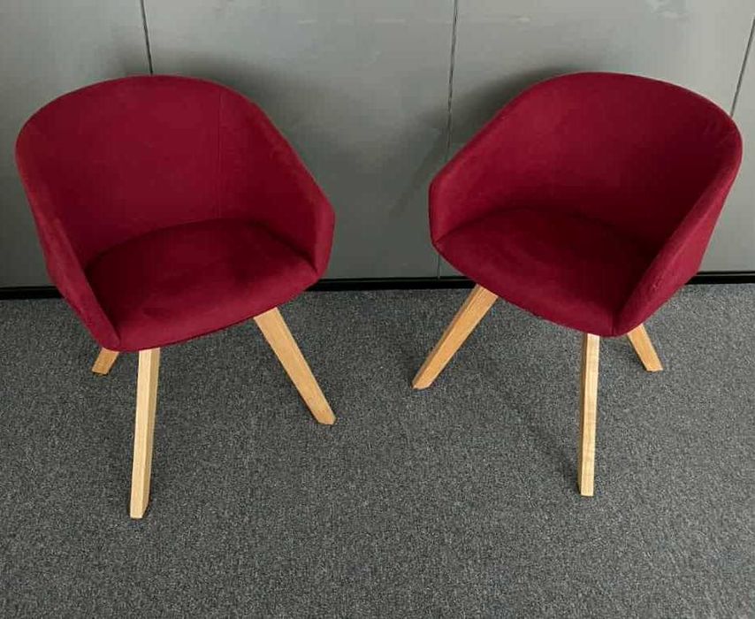 Krzesła konferencyjne / recepcyjne - 2 sztuki w zestawie