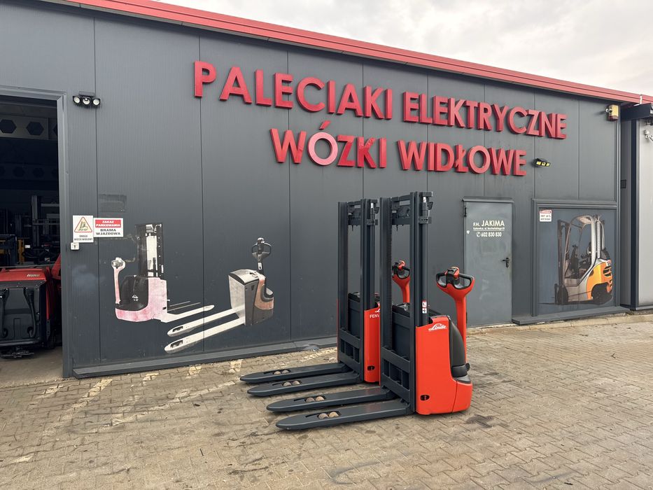 Paleciak elektryczny Linde L 12 2018 r 290 cm 1200 kg wózek sztaplarka