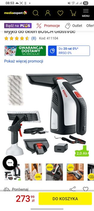 Myjka Bosch do okien i nie tylko