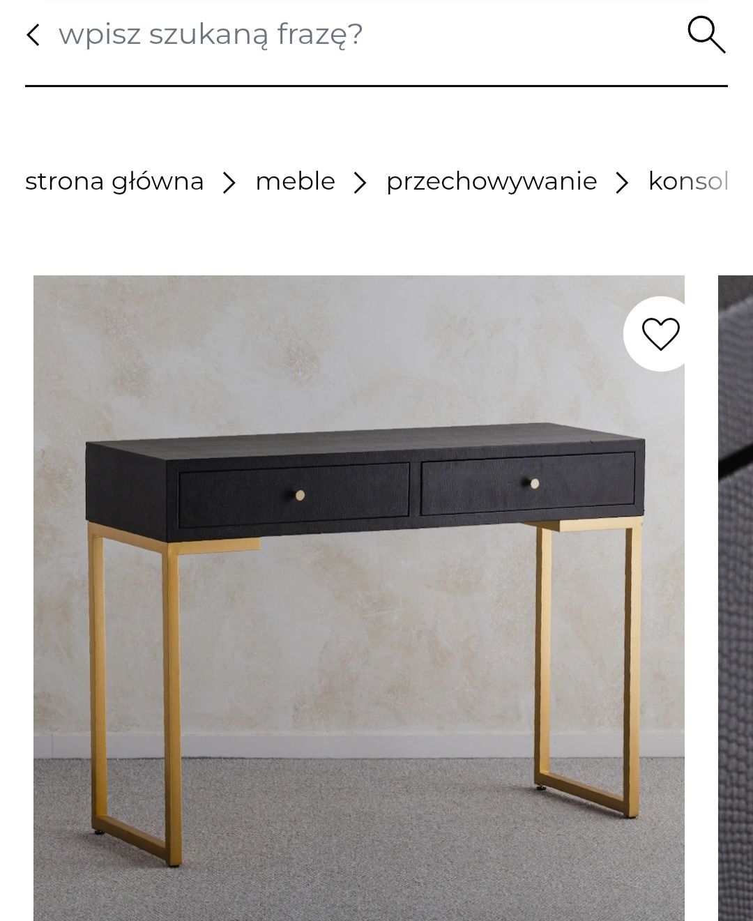Konsola toaletka Lader Home&you