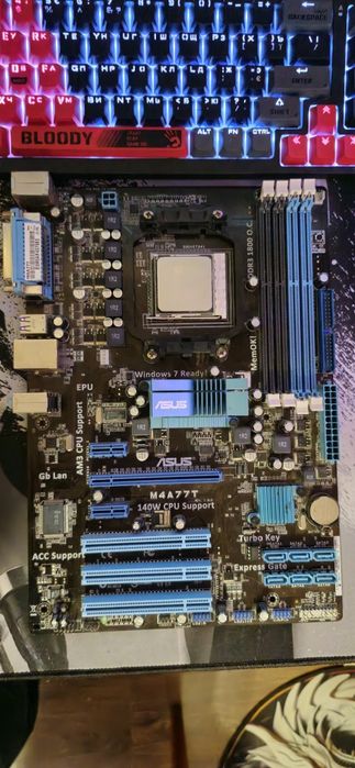 Процессор Phenom II x6 + Материнська плата Asus M4A77T