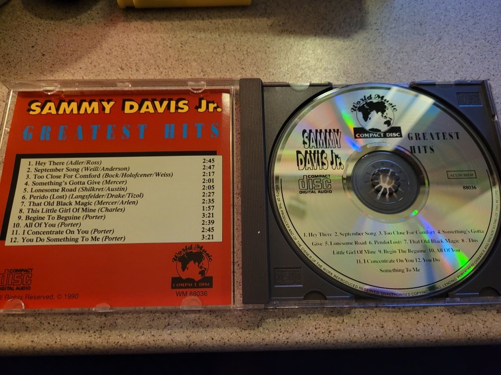 CD Sammy Davis Jr. Greatest Hits 1990 World Music WM 88036