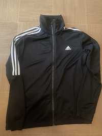 Bluza dresowa Adidas L czarna zapinana