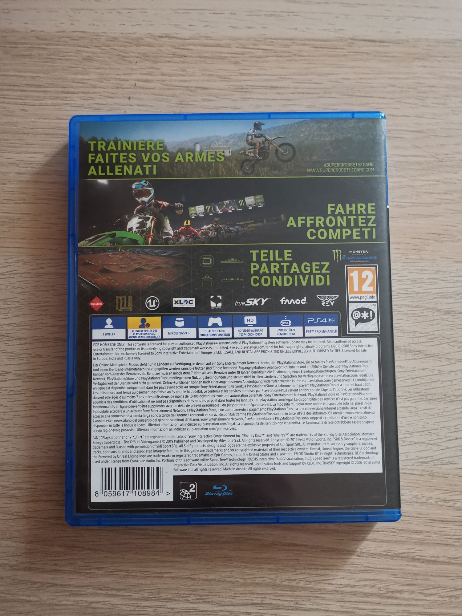 Monster Energy supercross 2 ps4 PlayStation 5