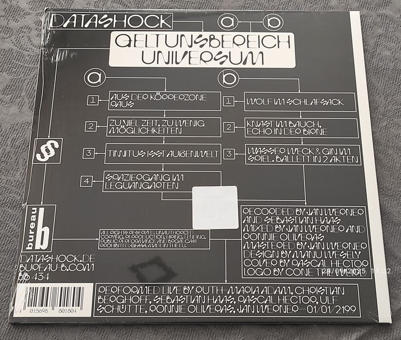 Datashock - Geltungsbereich Universum LP