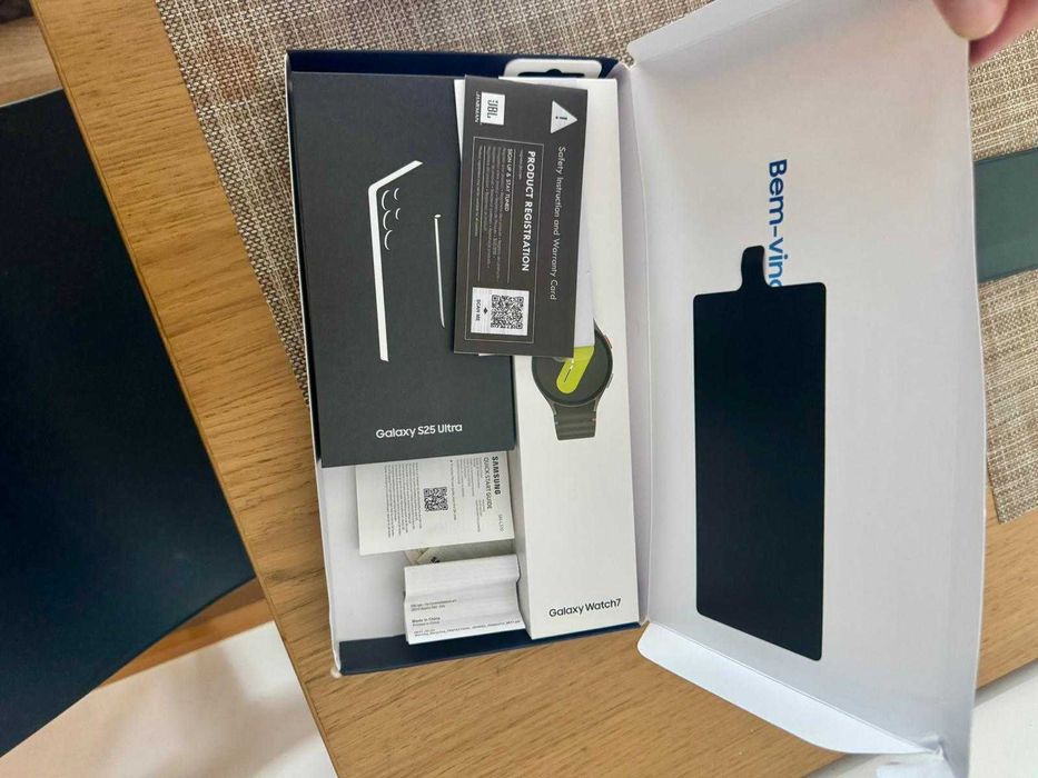 Samsung S25 ULTRA 512 GB e mais um relogio Galaxy whatch 7