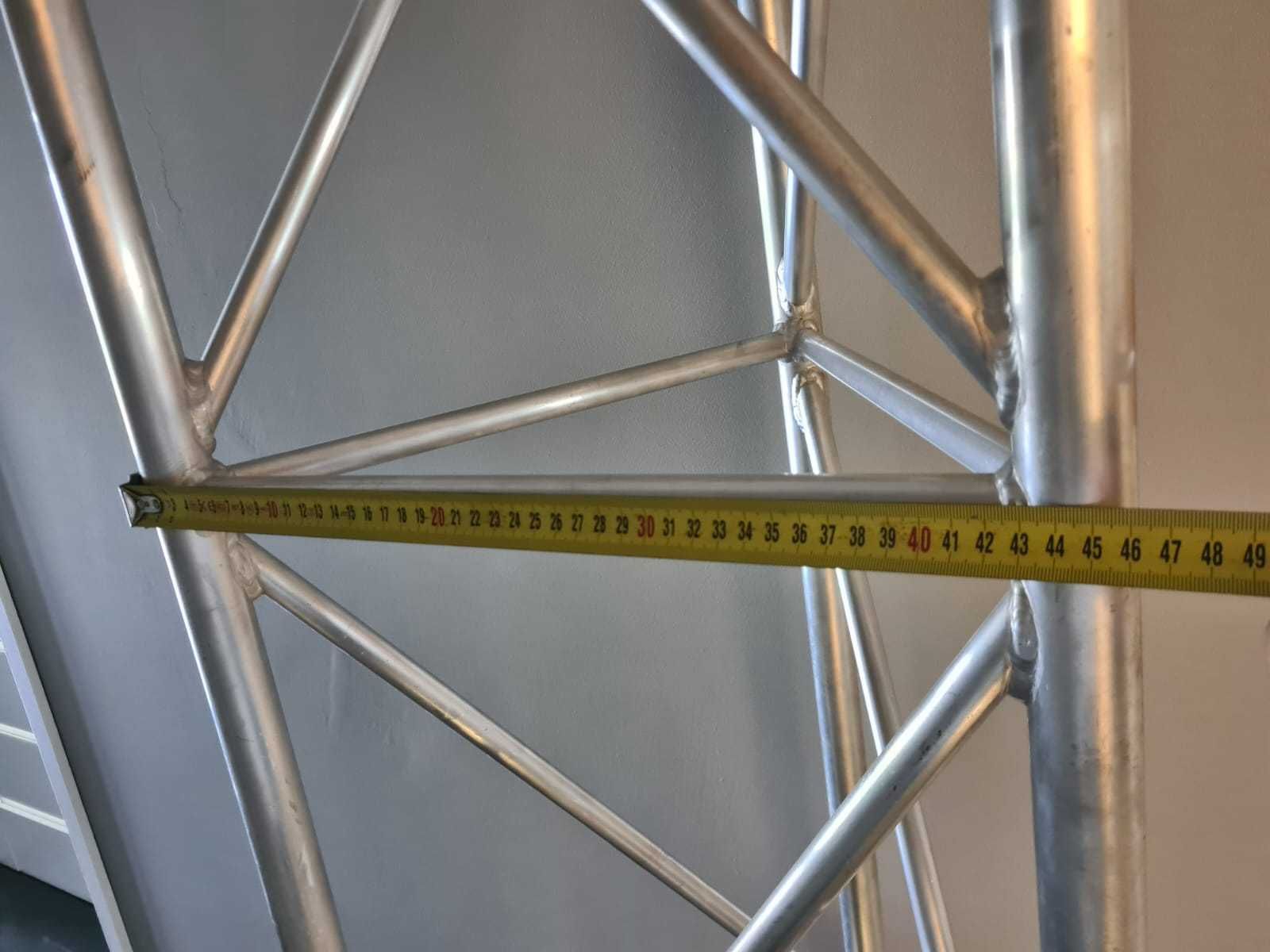 Maszt trójkątny antenowy kratowo-rurowy aluminiowy