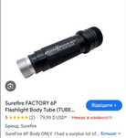 Ліхтарик SureFire 6P тактичний військовий армійський фонарик міцний
