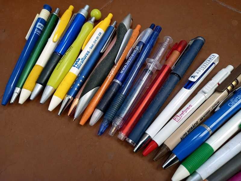Coleção de canetas