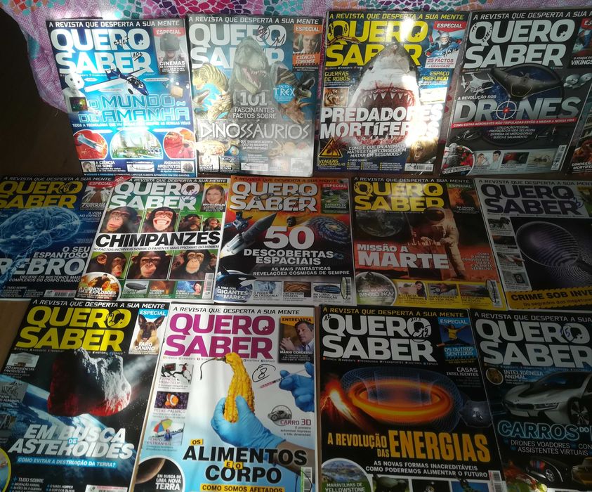 lote de 19 revistas QUERO SABER todas por 8 euros