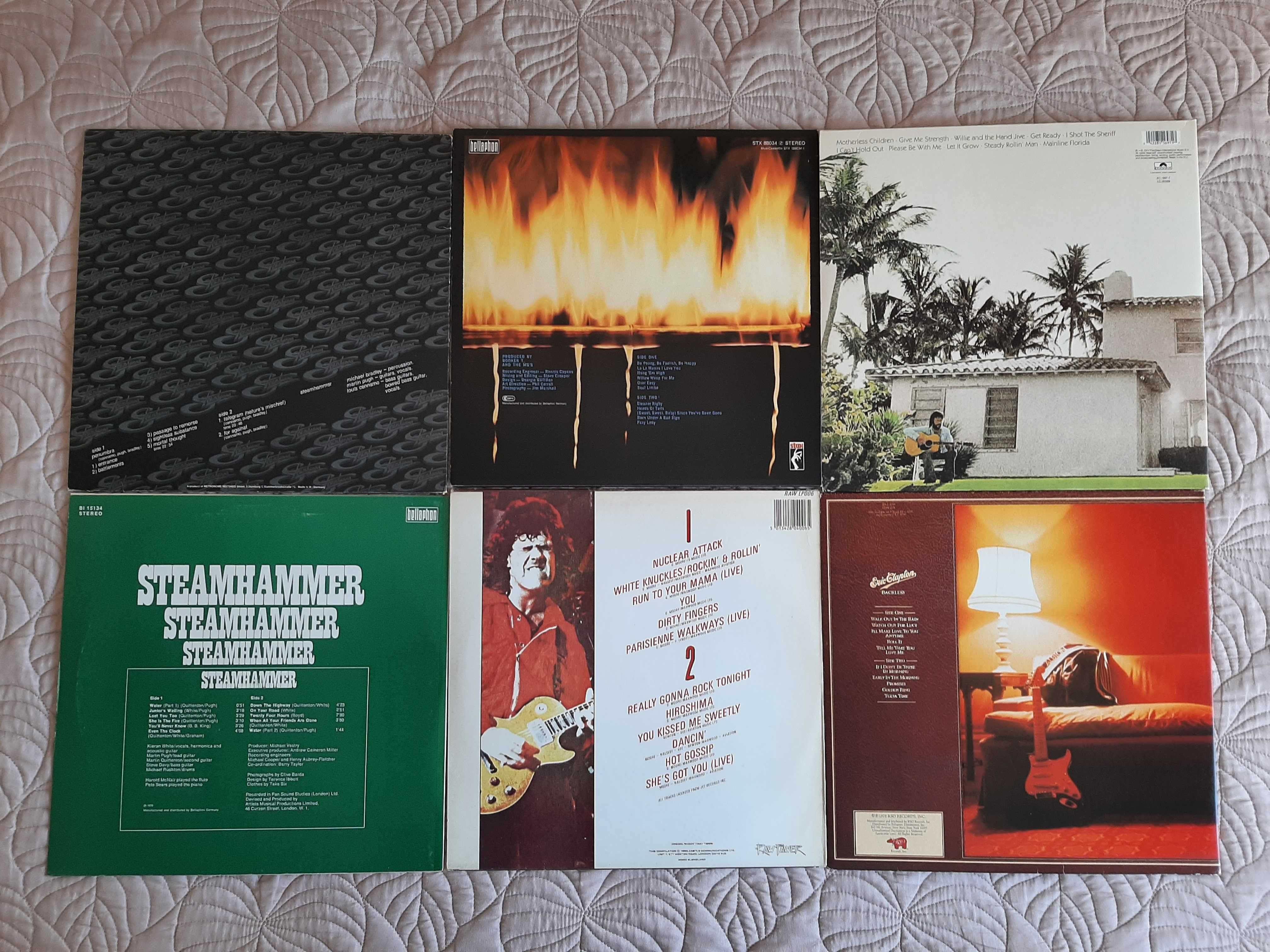 Steamhammer - Booker T & MG`s - Gary Moore – Eric Clapton – Vinil LP