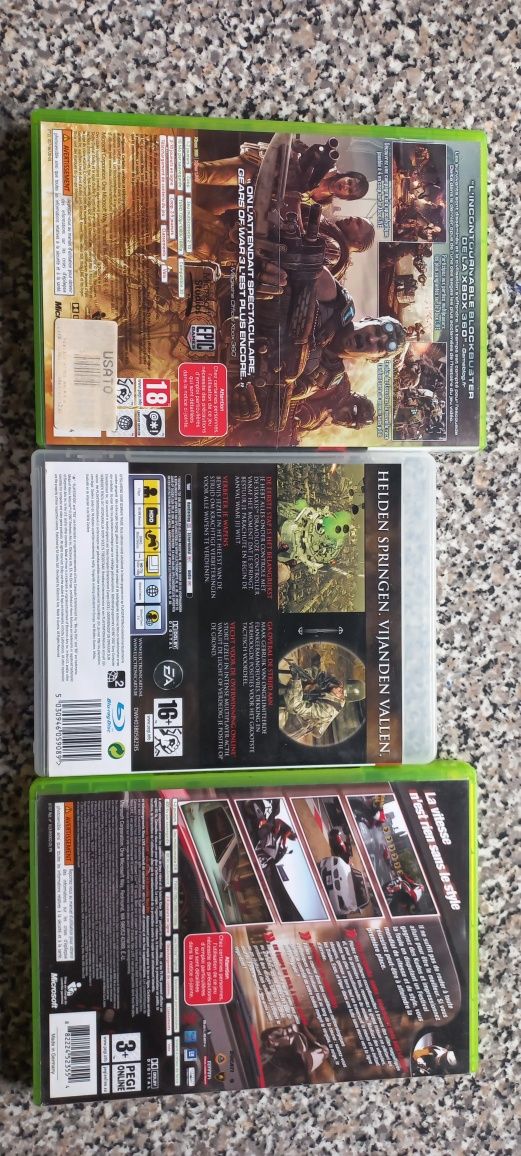 Gears of war 3/Project gotham racing 4/Medal of honor airborneXbox/Ps3