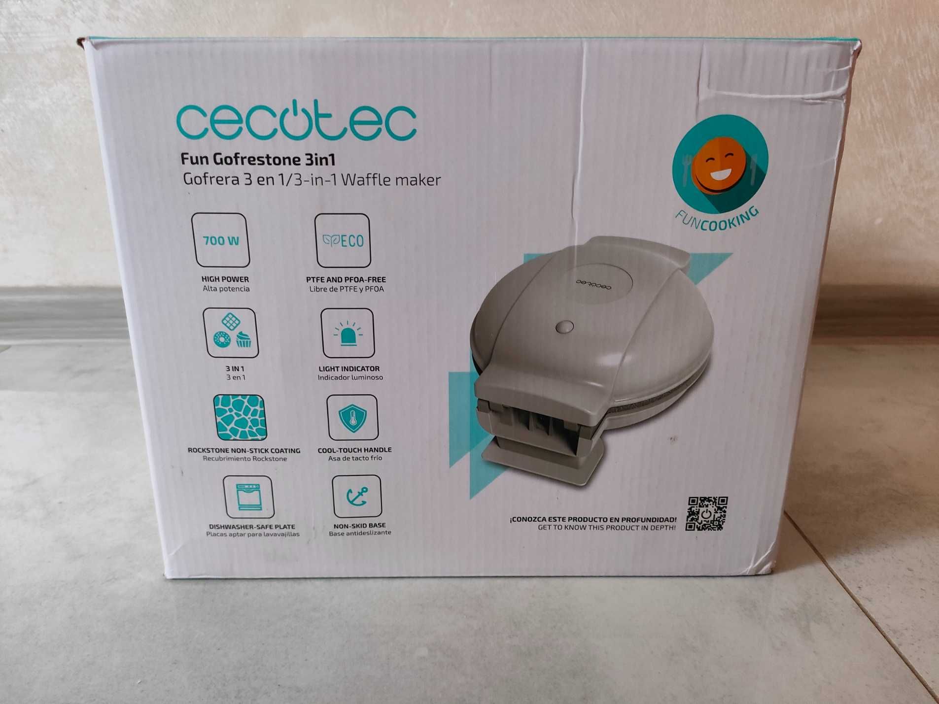 Gofrownica Cecotec 3w1