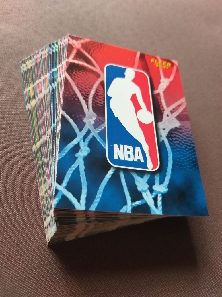 NBA Fleer 30 cartas Emblemas 96-97