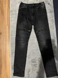 Spodnie jeansy czarne