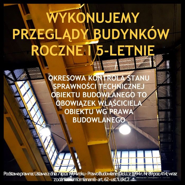 Kierownik budowy Inspektor nadzoru kontrola  budynków ekspertyzy Śląsk
