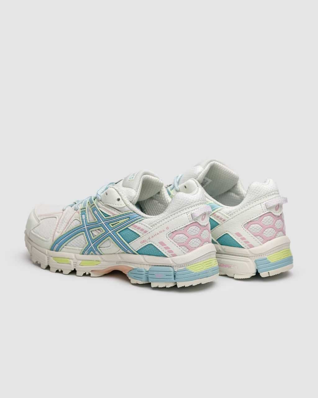 Жіночі кросівки Asics Gel Kahana 8  білий з блакитним C-12004 ТОП