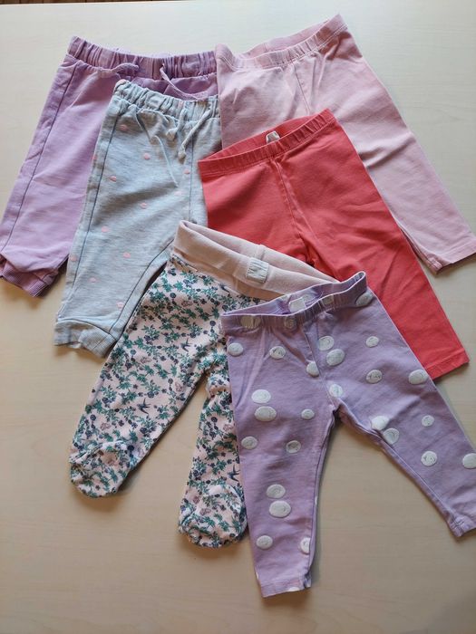 Paczka (22 szt.) rozm.74 ubranka dla dziewczynki