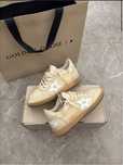 tenis golden goose ball star-creme/branco novo