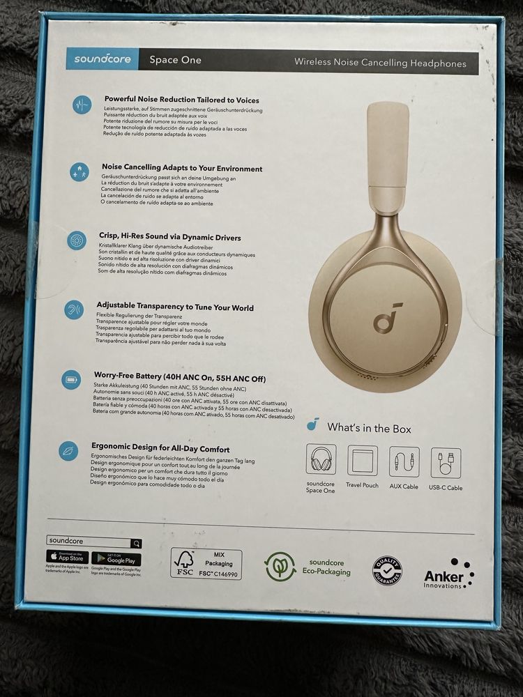 Накладні навушники soundcore anker spase one