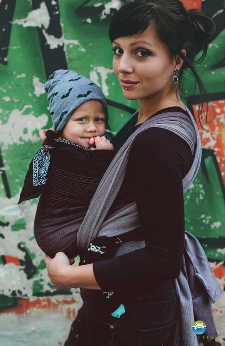 Chusta do noszenia Little Frog tkana 4,2 m