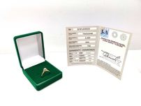 Złoty pierścionek DIAMENT 750 3,49G R.16