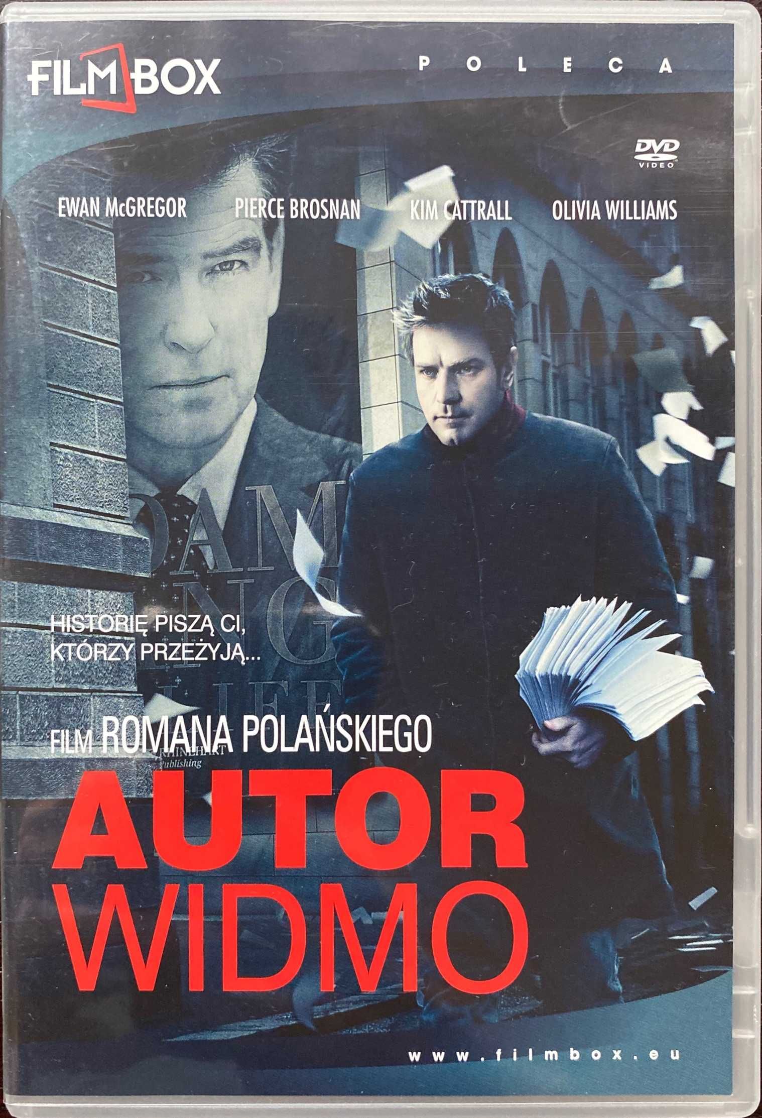 Film DVD Autor Widmo Roman Polański Pierce Brosnan