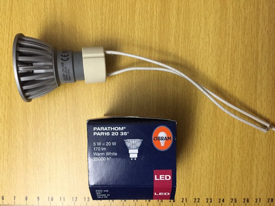 Conjunto de 9 Spots / Downlights de Encastrar em Niquel / Led