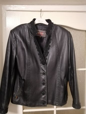 Кожаная куртка курточка пиджак р 52