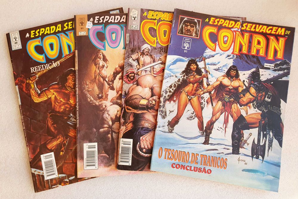 Livros BD ~ "A ESPADA SELVAGEM de CONAN" ~ Vários números disponíveis