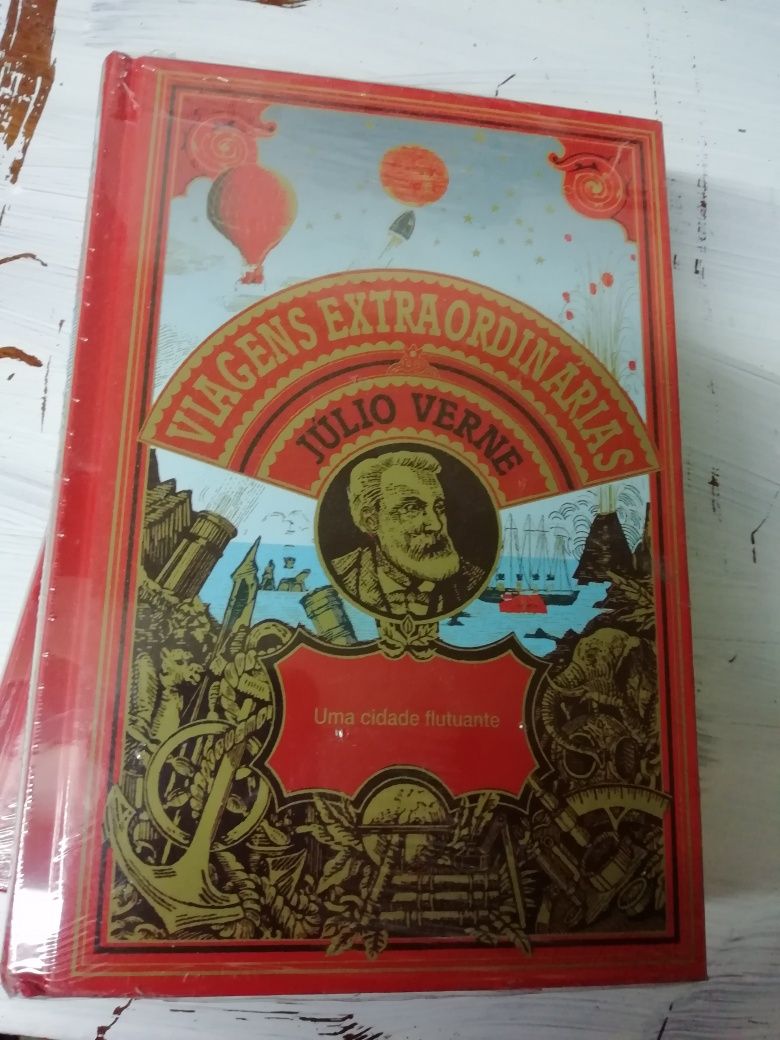Livro novo Viagens Extraordinárias de Júlio Verne
