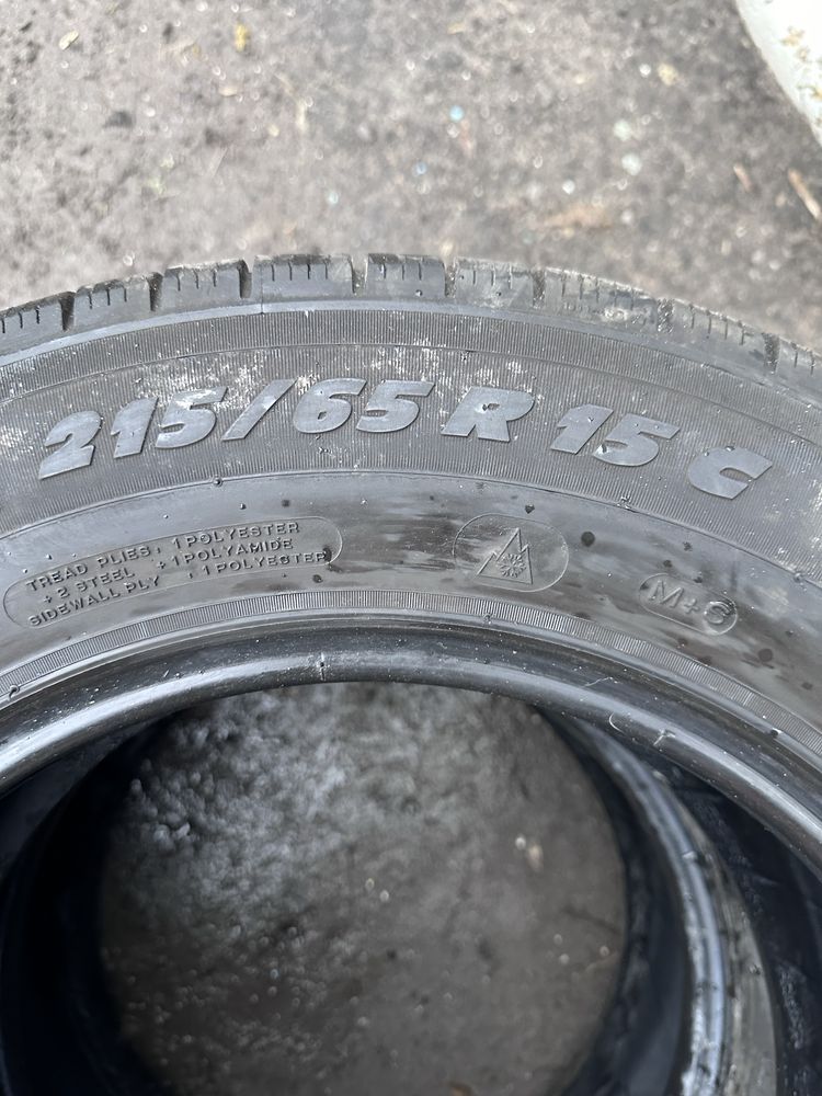 Пара шин Michelin  215/65 R15 C , чудовий стан, з Європи,2021 рік