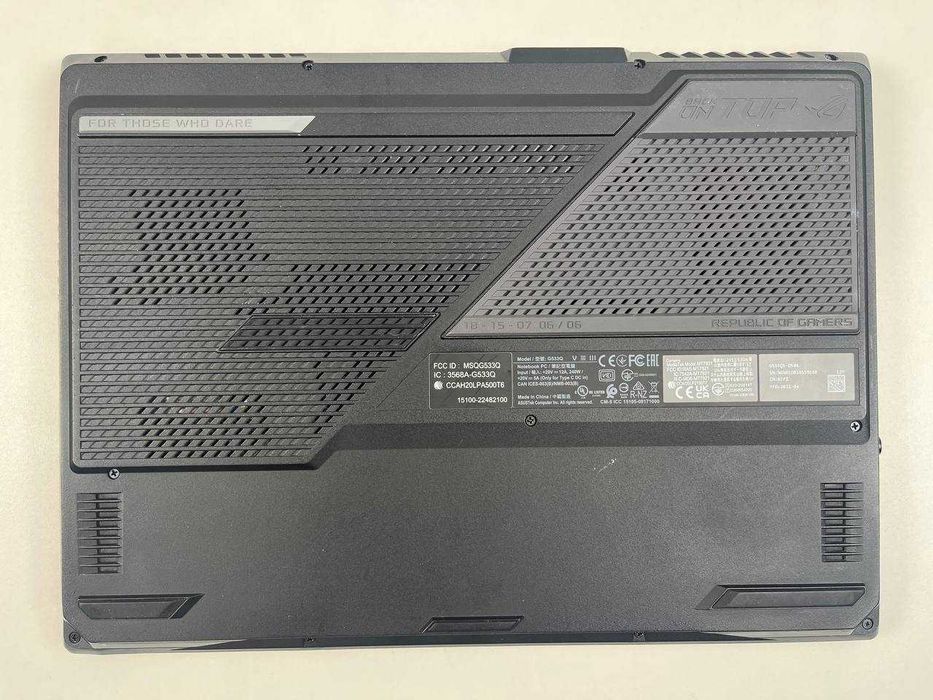 Ноутбук Asus Rog Strix G533Q 240Гц Ryzen 9 5900HX 32GB RTX3080 1TB M.2