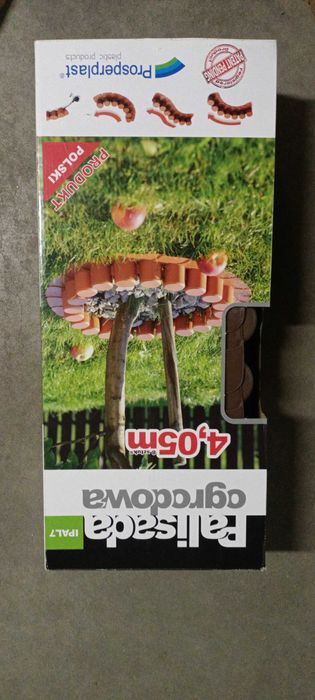 Palisada ogrodowa, płotek 4 metry nowy