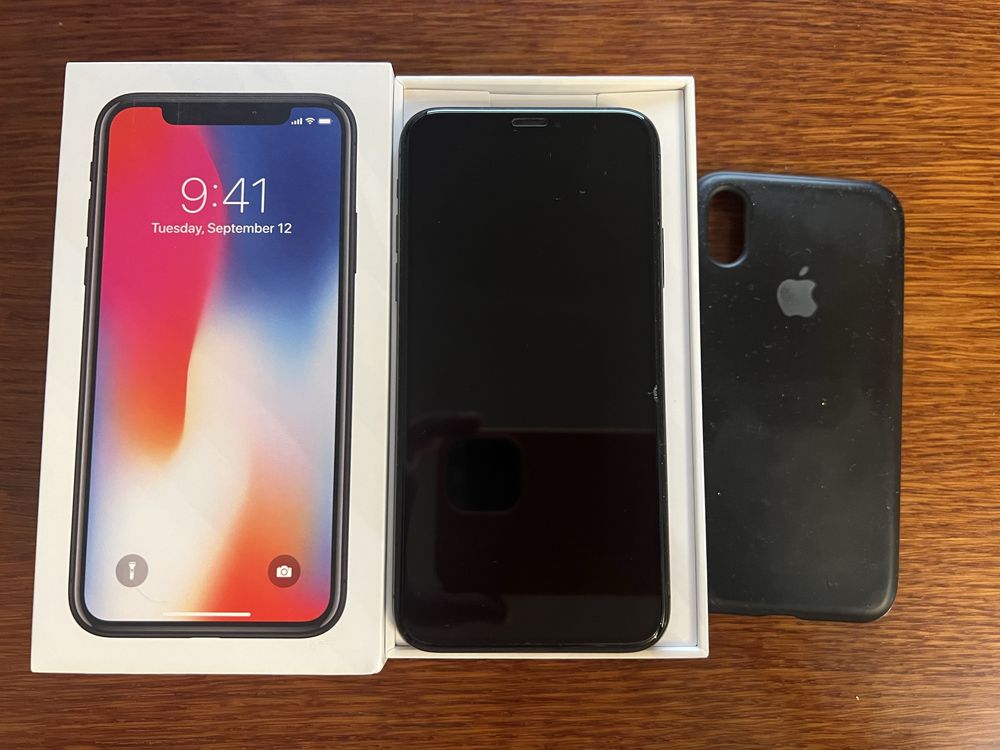 iPhone x 256 gb black