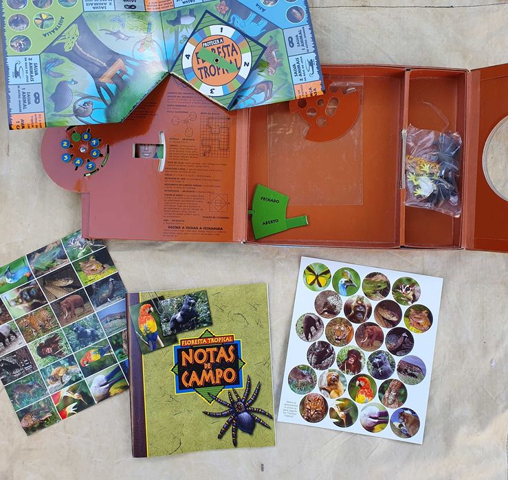 Jogo de tabuleiro para crianças «Aventura Na Floresta Tropical»